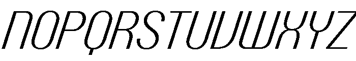 PPTalismanNarrow LightItalic Instance Font UPPERCASE