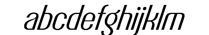 PPTalismanNarrow RegularItalic Instance FONT