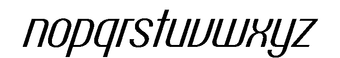 PPTalismanNarrow RegularItalic Instance Font LOWERCASE