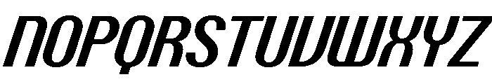 PPTalismanNarrow SemiboldItalic Instance Font UPPERCASE