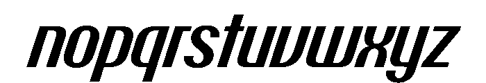 PPTalismanNarrow SemiboldItalic Instance Font LOWERCASE