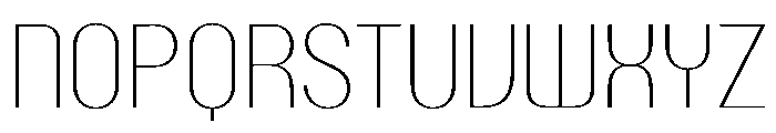 PPTalismanNarrow Thin Instance Font UPPERCASE