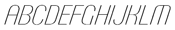 PPTalismanNarrow ThinItalic Instance Font UPPERCASE