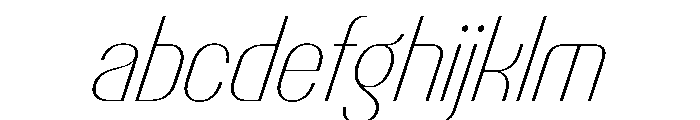 PPTalismanNarrow ThinItalic Instance FONT