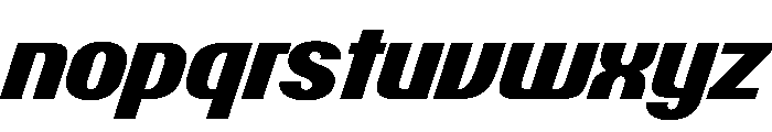 PPTalismanNormal ExtraboldItalic Instance Font LOWERCASE