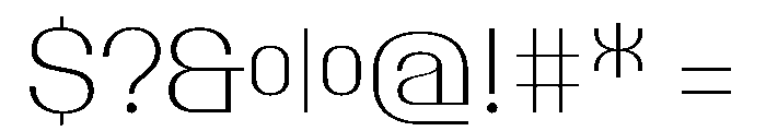 PPTalismanNormal Extralight Instance Font OTHER CHARS