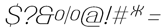 PPTalismanNormal ExtralightItalic Instance Font OTHER CHARS