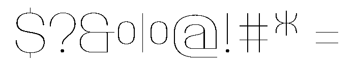 PPTalismanNormal Hairline Instance Font OTHER CHARS
