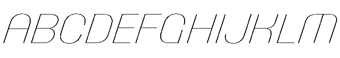 PPTalismanNormal HairlineItalic Instance Font UPPERCASE