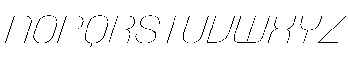PPTalismanNormal HairlineItalic Instance Font UPPERCASE