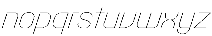 PPTalismanNormal HairlineItalic Instance Font LOWERCASE