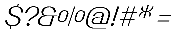 PPTalismanNormal LightItalic Instance Font OTHER CHARS