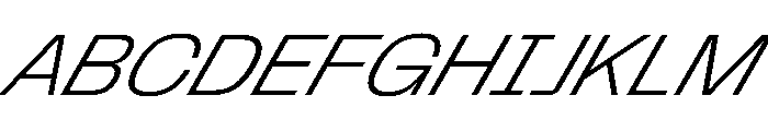 PPTelegraf LightOblique Font UPPERCASE