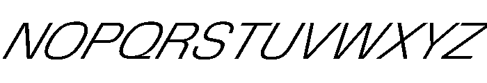PPTelegraf LightOblique Font UPPERCASE