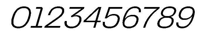 PPTelegraf LightSlanted Font OTHER CHARS