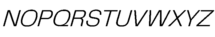 PPTelegraf LightSlanted Font UPPERCASE