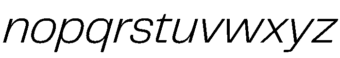 PPTelegraf LightSlanted Font LOWERCASE