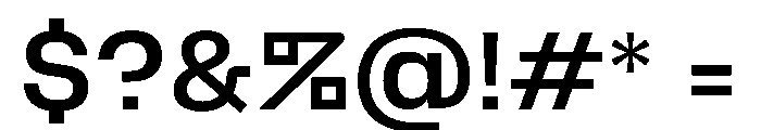 PPTelegraf Semibold Instance Font OTHER CHARS