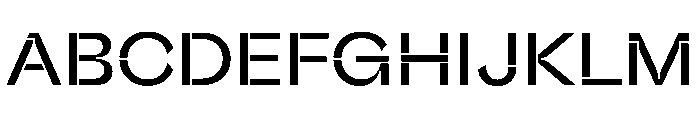 PPValveStencil Rg Font UPPERCASE