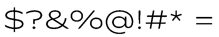 PPWatch Extralight Instance Font OTHER CHARS