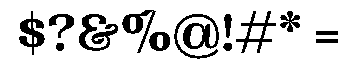 PPWoodland Bold 5165e626 Font OTHER CHARS