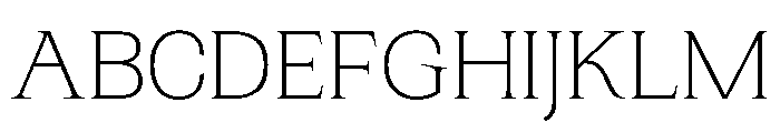 PPWoodland Ultralight 90a20115 Font UPPERCASE
