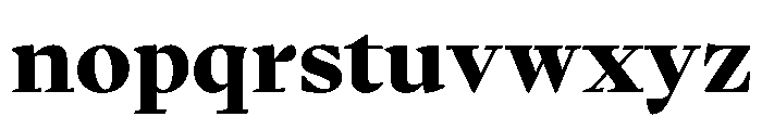 PPWriter Black Instance Font LOWERCASE