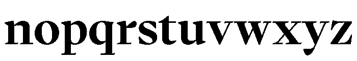 PPWriter Bold Instance Font LOWERCASE