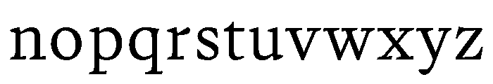 PPWriter BookText Instance Font LOWERCASE