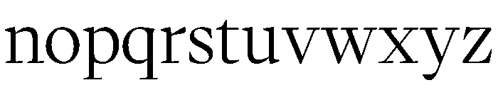 PPWriter Light Instance Font LOWERCASE