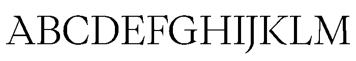 PPWriter Light Font UPPERCASE