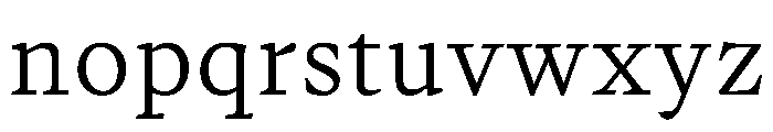 PPWriter LightText Font LOWERCASE
