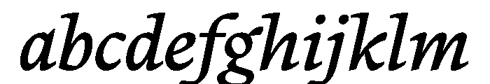 PPWriter MediumItalic FONT