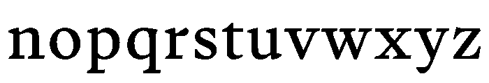 PPWriter MediumText Instance Font LOWERCASE
