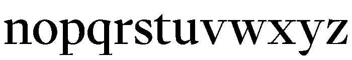 PPWriter Medium Font LOWERCASE