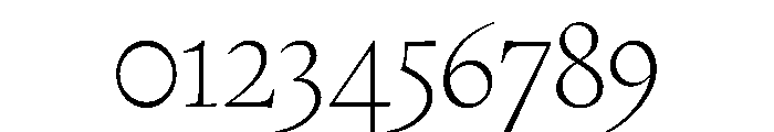 PPWriter Thin Instance Font OTHER CHARS