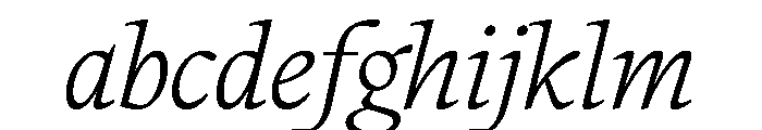 PPWriter UltraLightItalic Instance FONT
