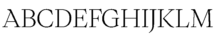 PPWriter Ultralight Instance Font UPPERCASE