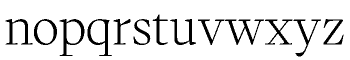 PPWriter Ultralight Instance Font LOWERCASE