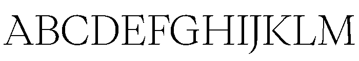 PPWriter Ultralight Font UPPERCASE