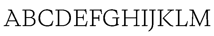 PPWriter UltralightText Instance Font UPPERCASE