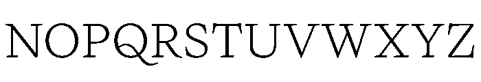 PPWriter UltralightText Instance Font UPPERCASE