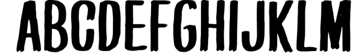 PQRS Handpainted Bold Font Font LOWERCASE