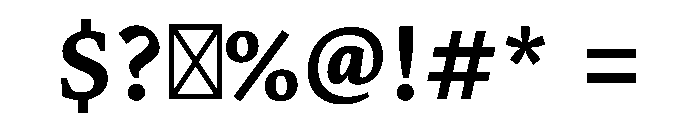 Pravah Bold Font OTHER CHARS