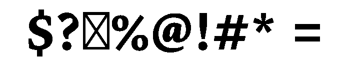 Pravah ExtraBold Font OTHER CHARS