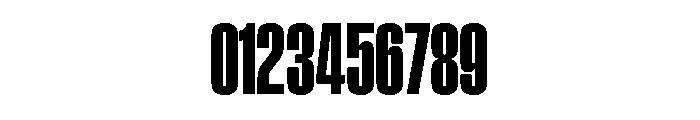 Pressio Stencil Compressed Heavy Font OTHER CHARS