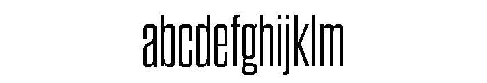 Pressio Stencil Compressed Light FONT