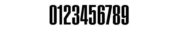 Pressio Stencil Compressed Semibold Font OTHER CHARS