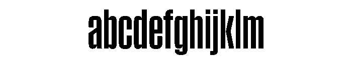 Pressio Stencil Compressed Semibold FONT