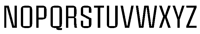 Pressio Stencil Condensed Light Font UPPERCASE